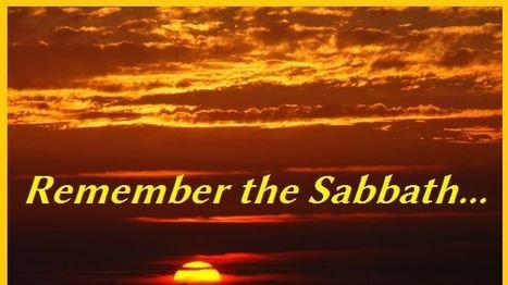 Remember the Sabbath
